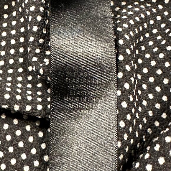 ADRIANNA PAPELL Polka Dot Wrap Blouse - Medium - black and white polkadot - EUC - Picture 7 of 7